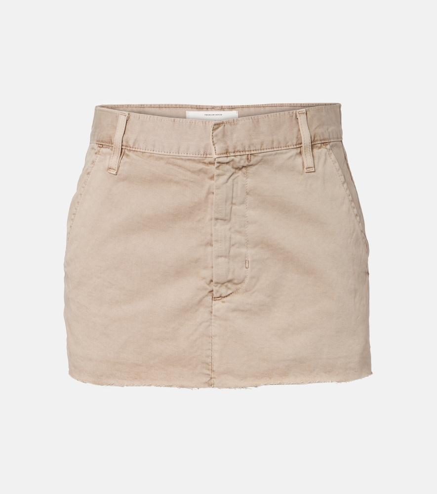 slvrlake chino cotton canvas miniskirt