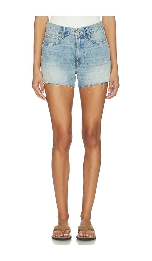 slvrlake clara relaxed mini short in blue.