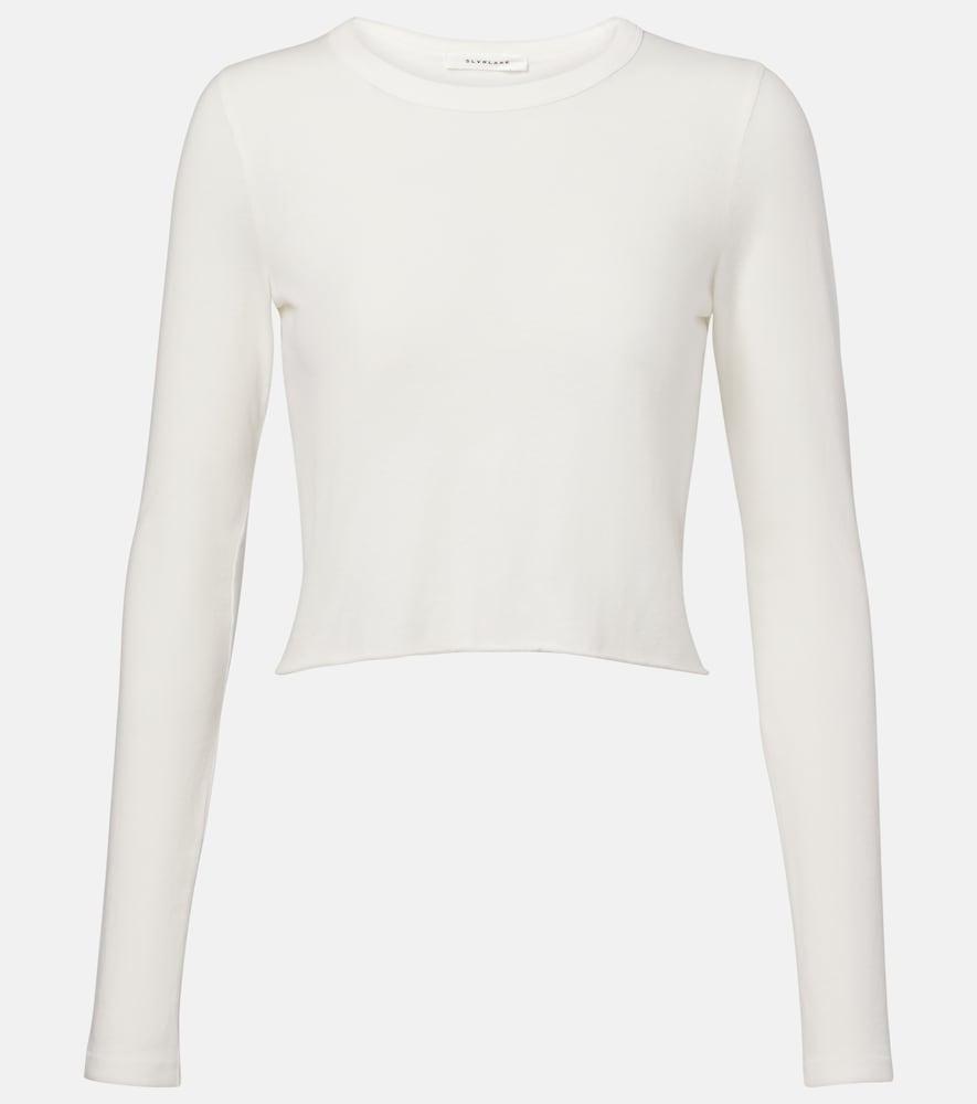 slvrlake cropped cotton jersey t