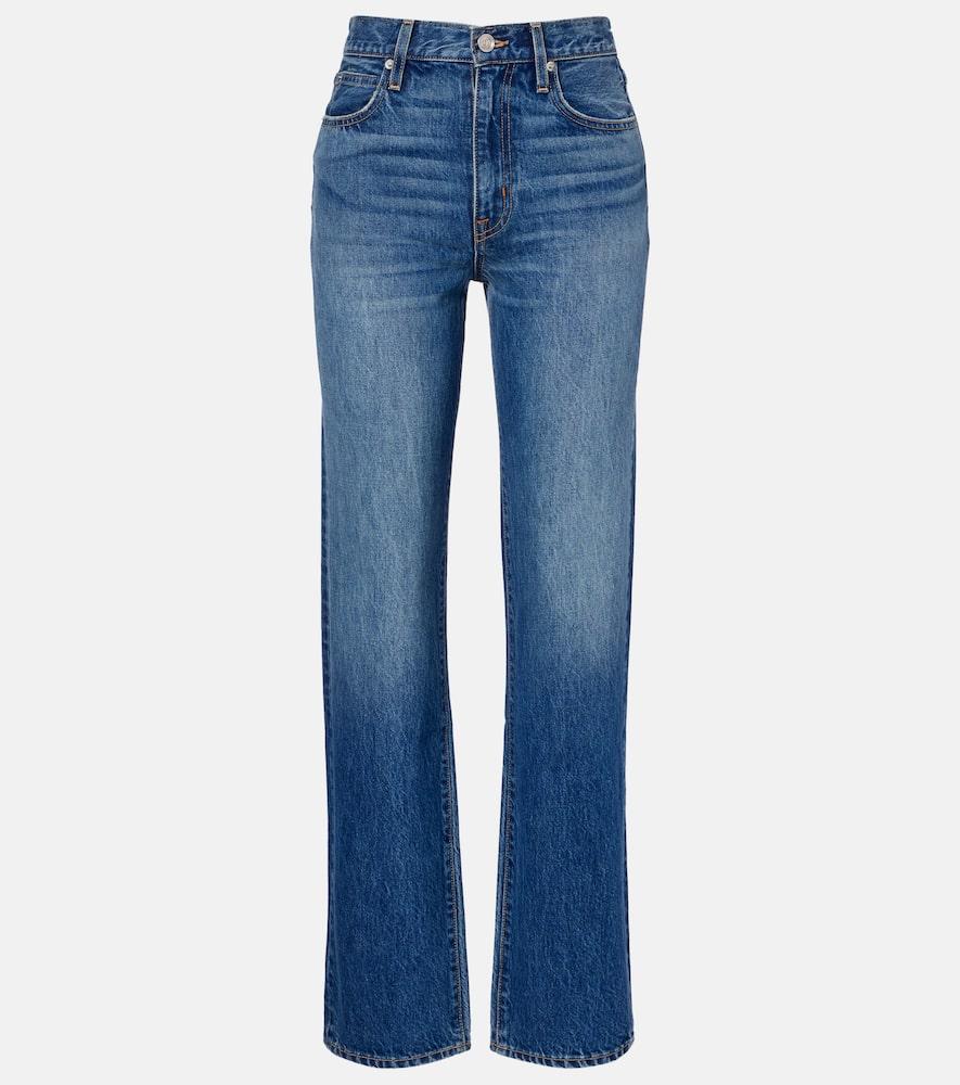 slvrlake kendra faded straight jeans