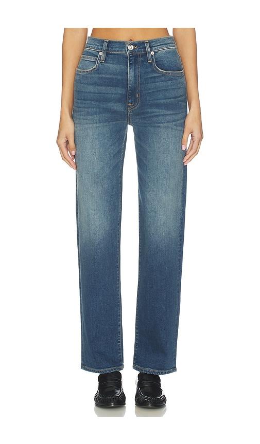 slvrlake london straight jeans in blue.