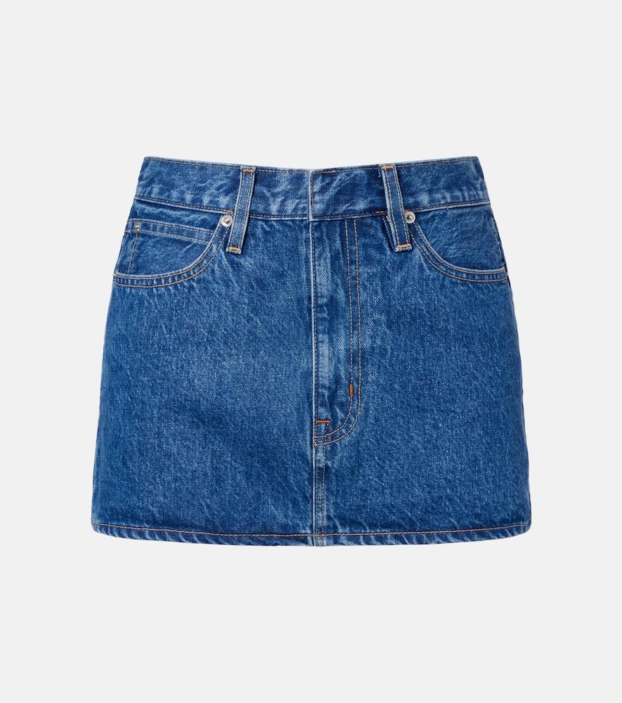 slvrlake micro denim miniskirt
