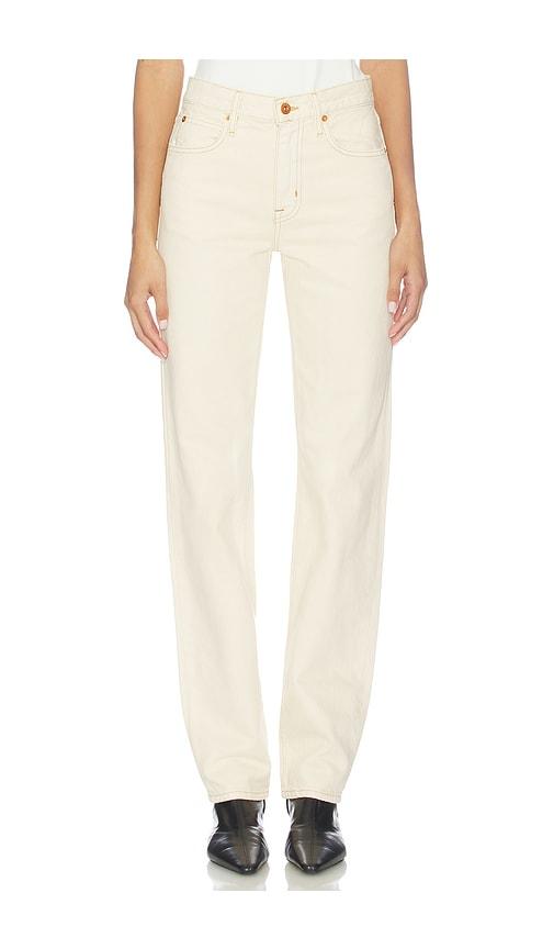 slvrlake phoenix loose straight leg jeans in white.
