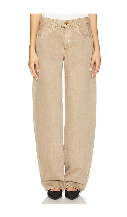 slvrlake tess long jeans in brown.