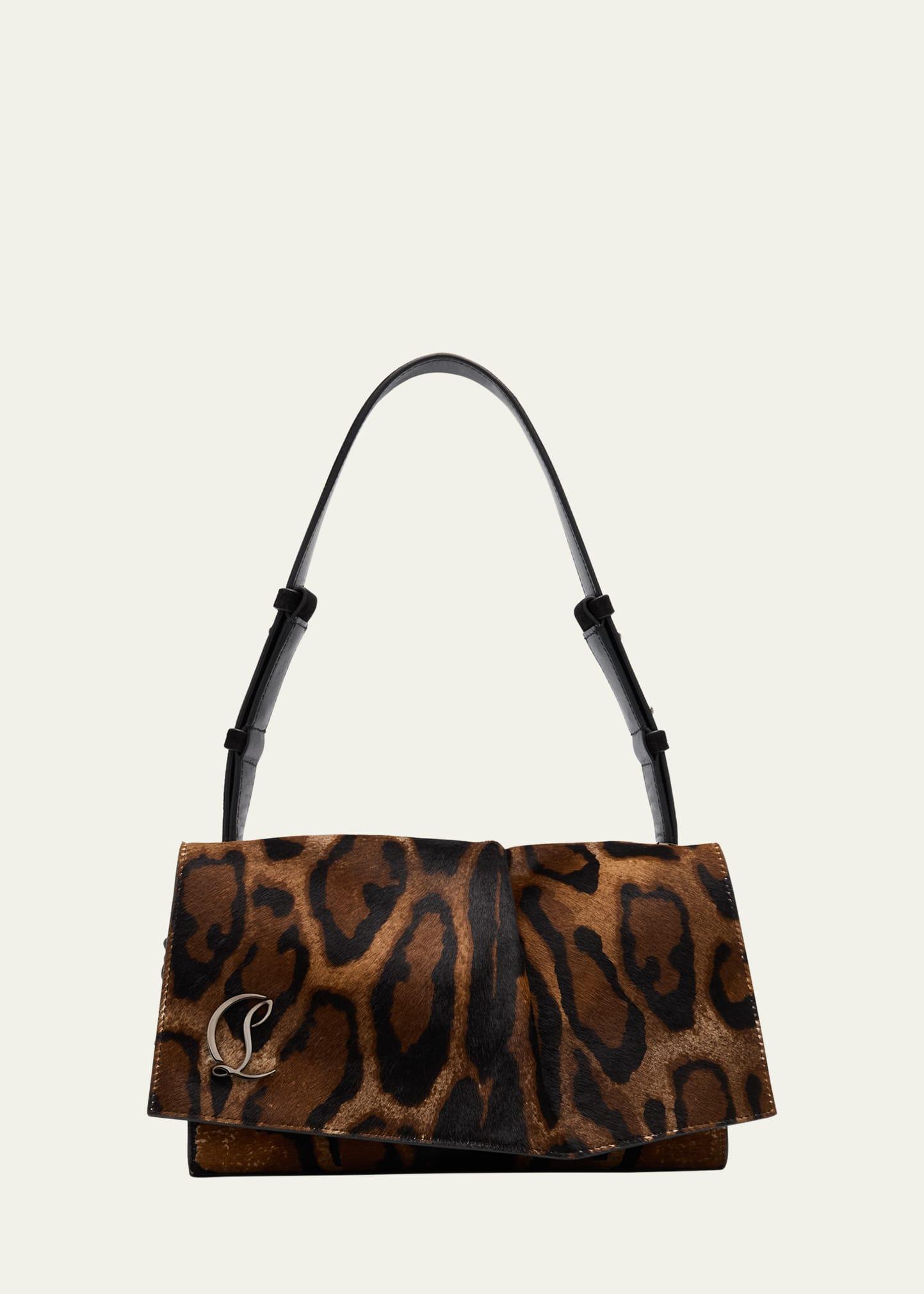 small baggy shoulder bag in pony hair
