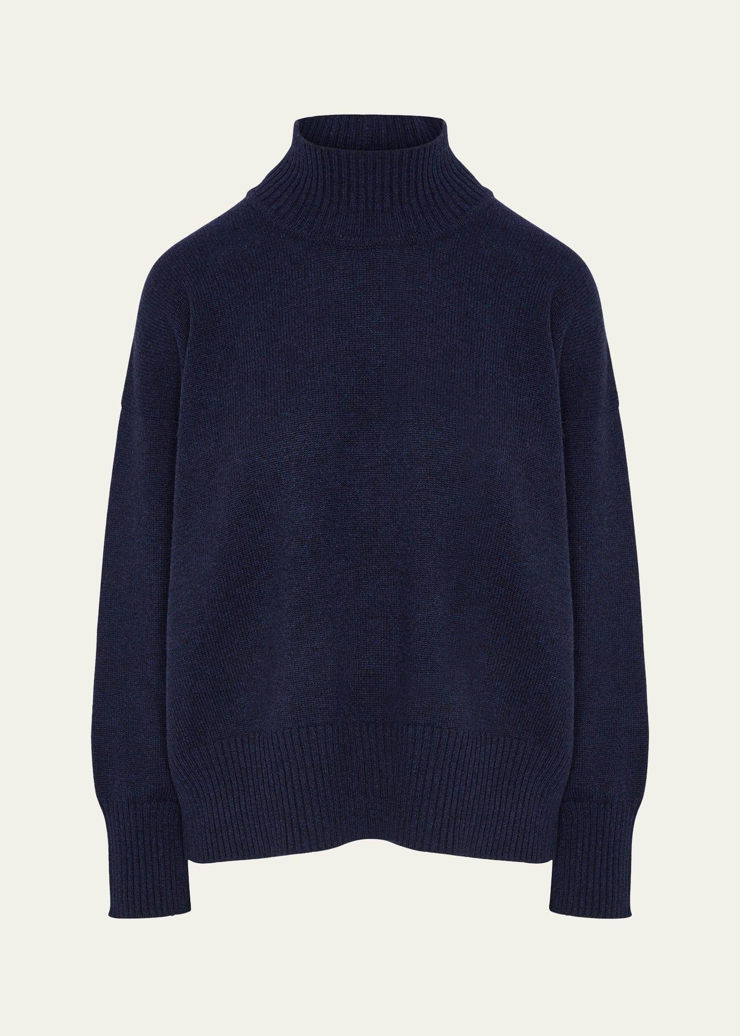 small long sleeve high neck sweater (mid length)