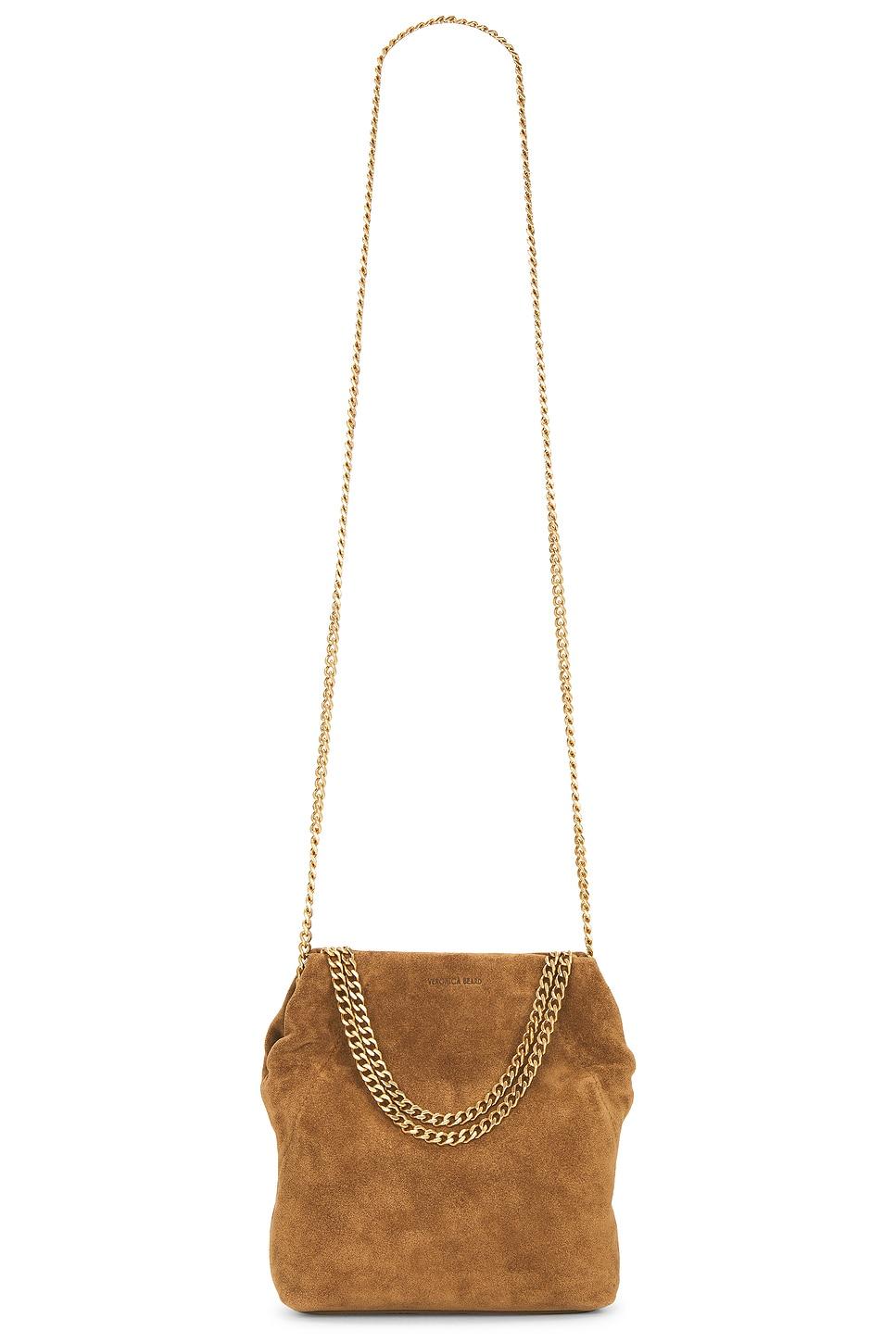 small suede slouch shoulder bag