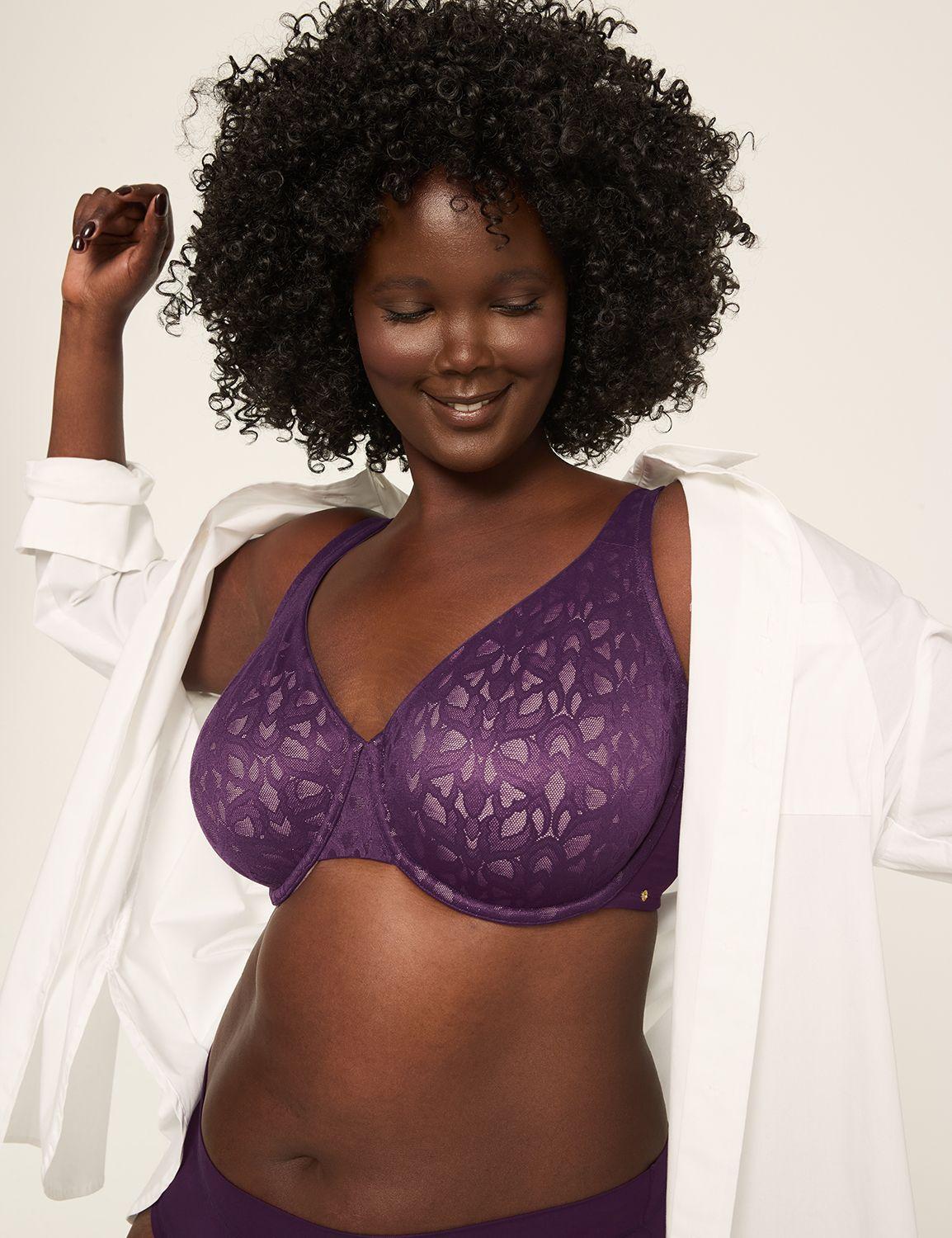 smart lift lace unlined full coverage bra