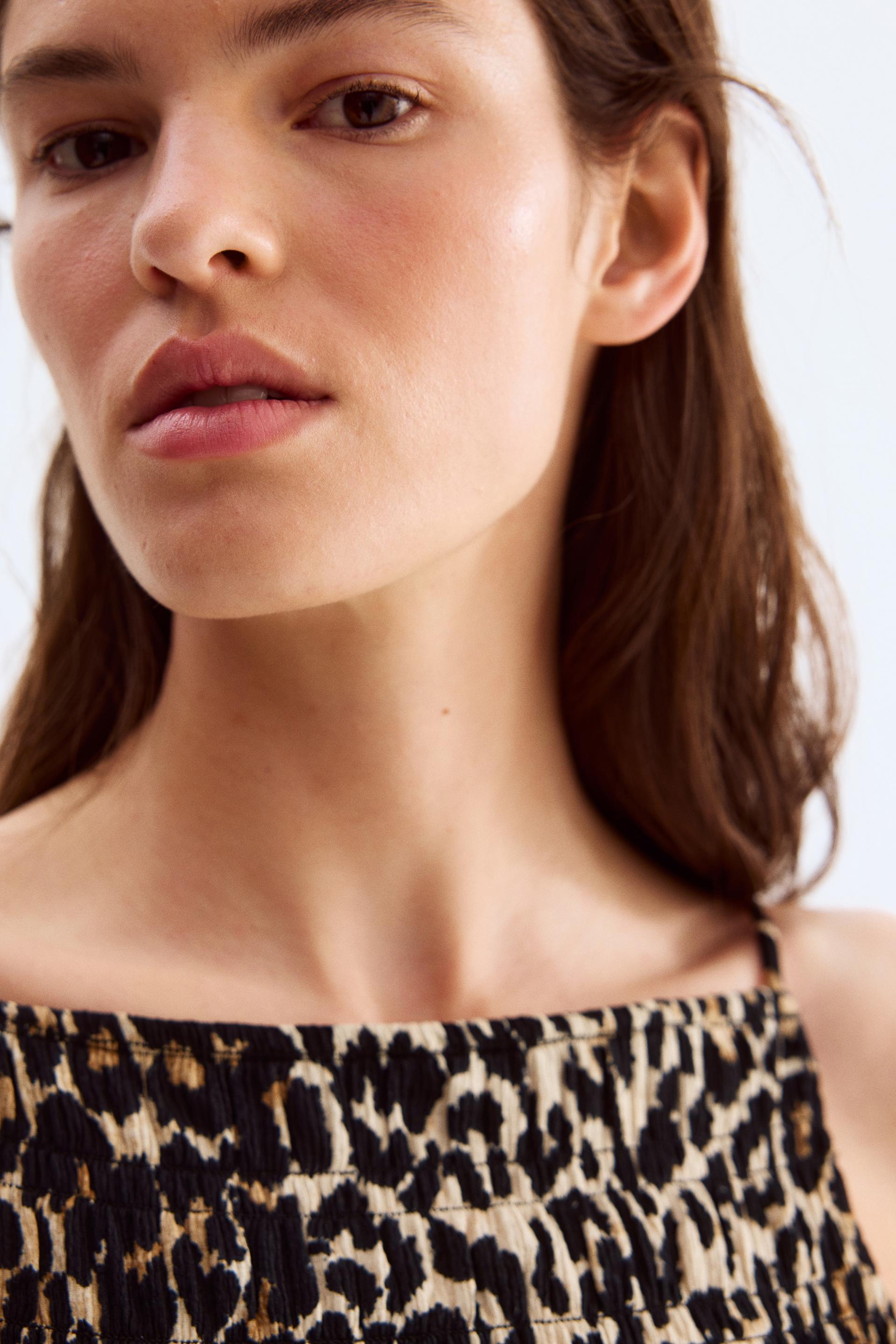 smocked camisole top