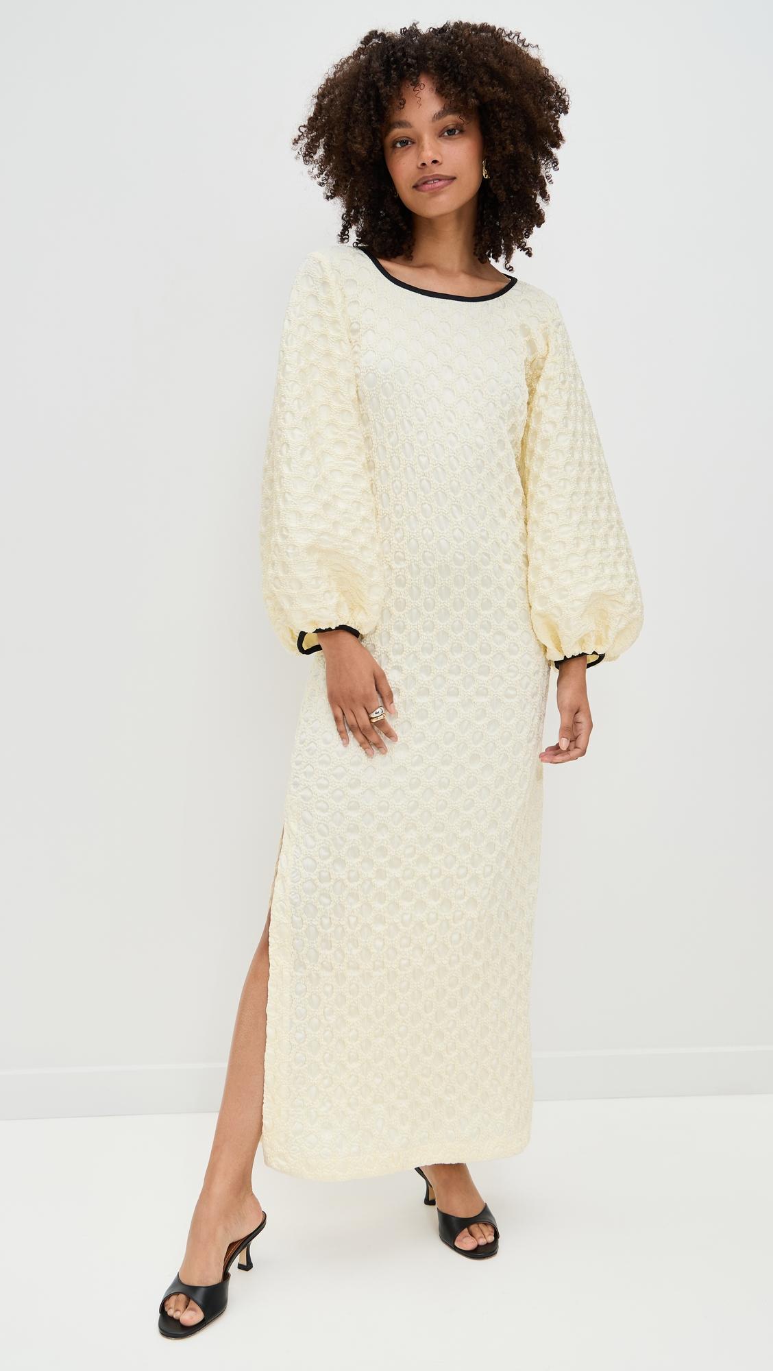 smocked smoking dress