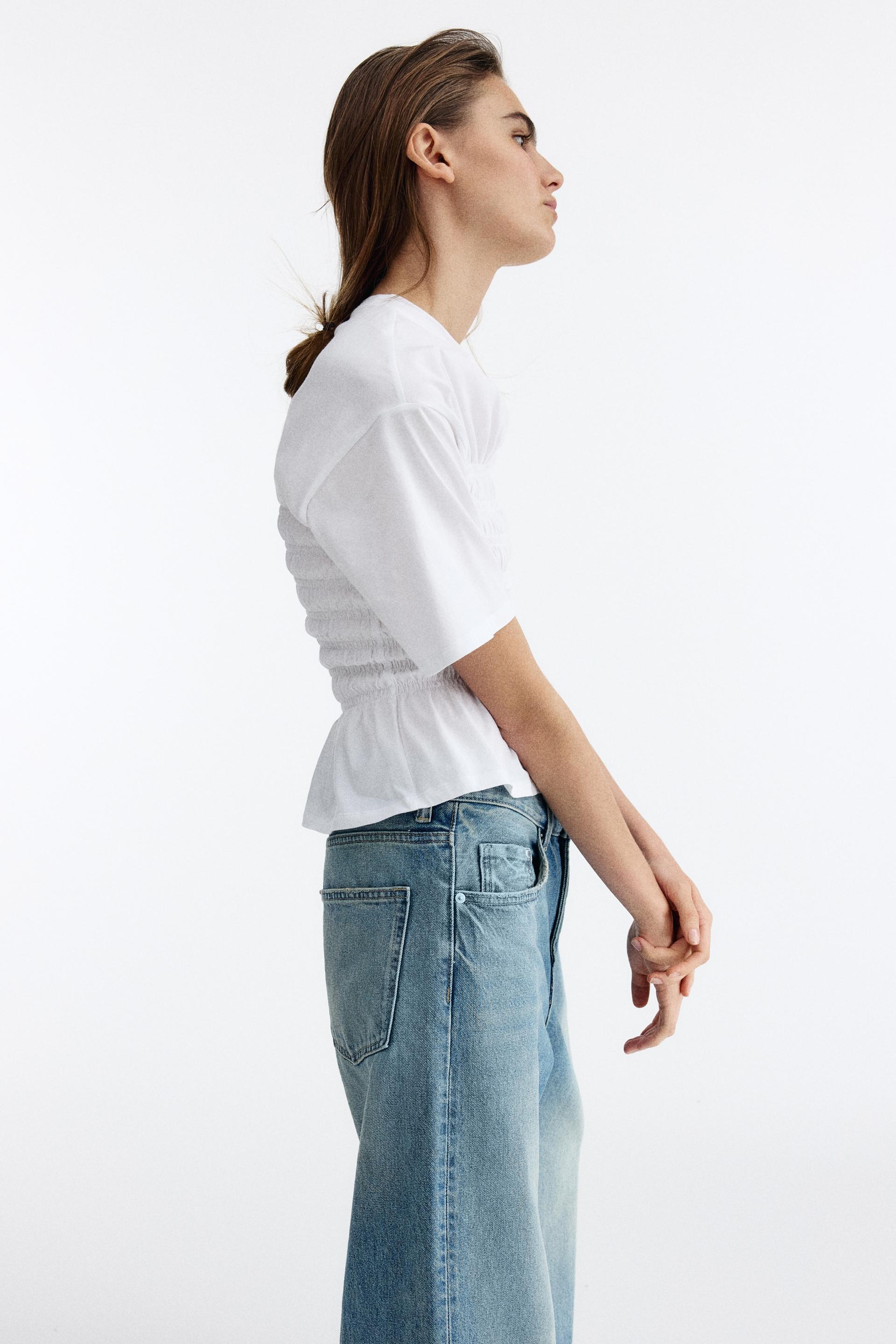 smocked t-shirt
