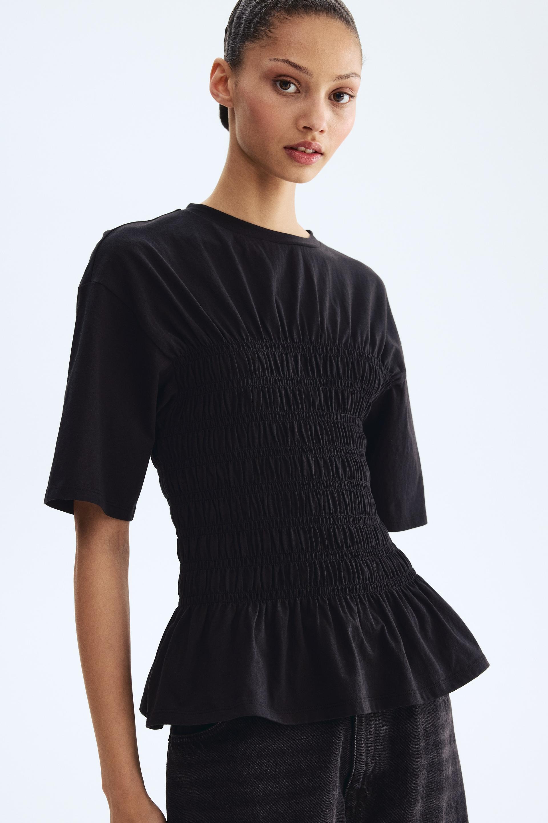 smocked t-shirt