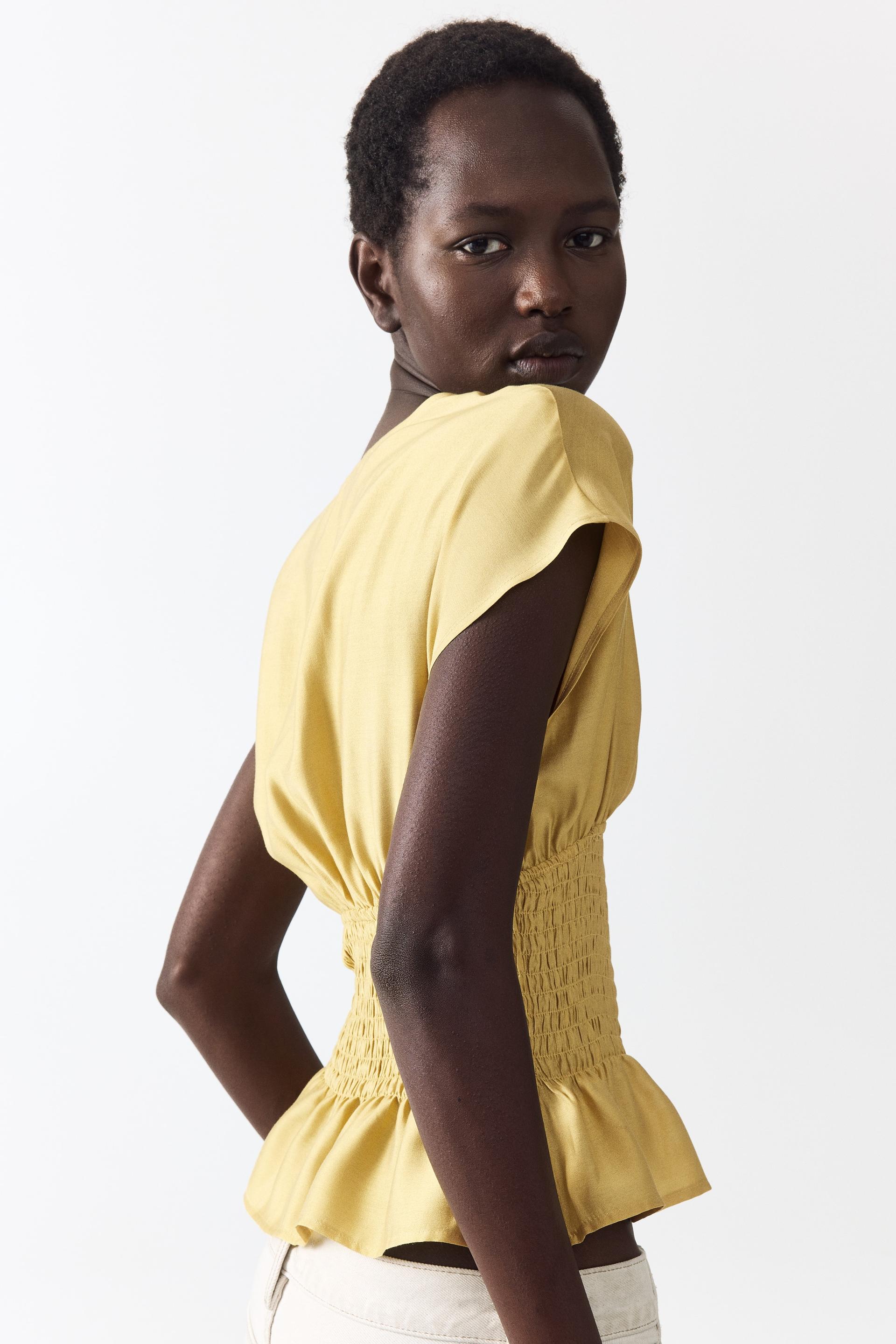 smocked top