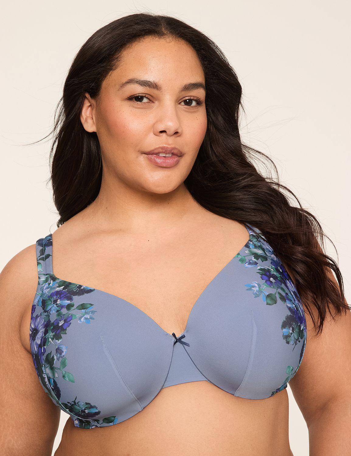 smooth lightly lined full coverage bra