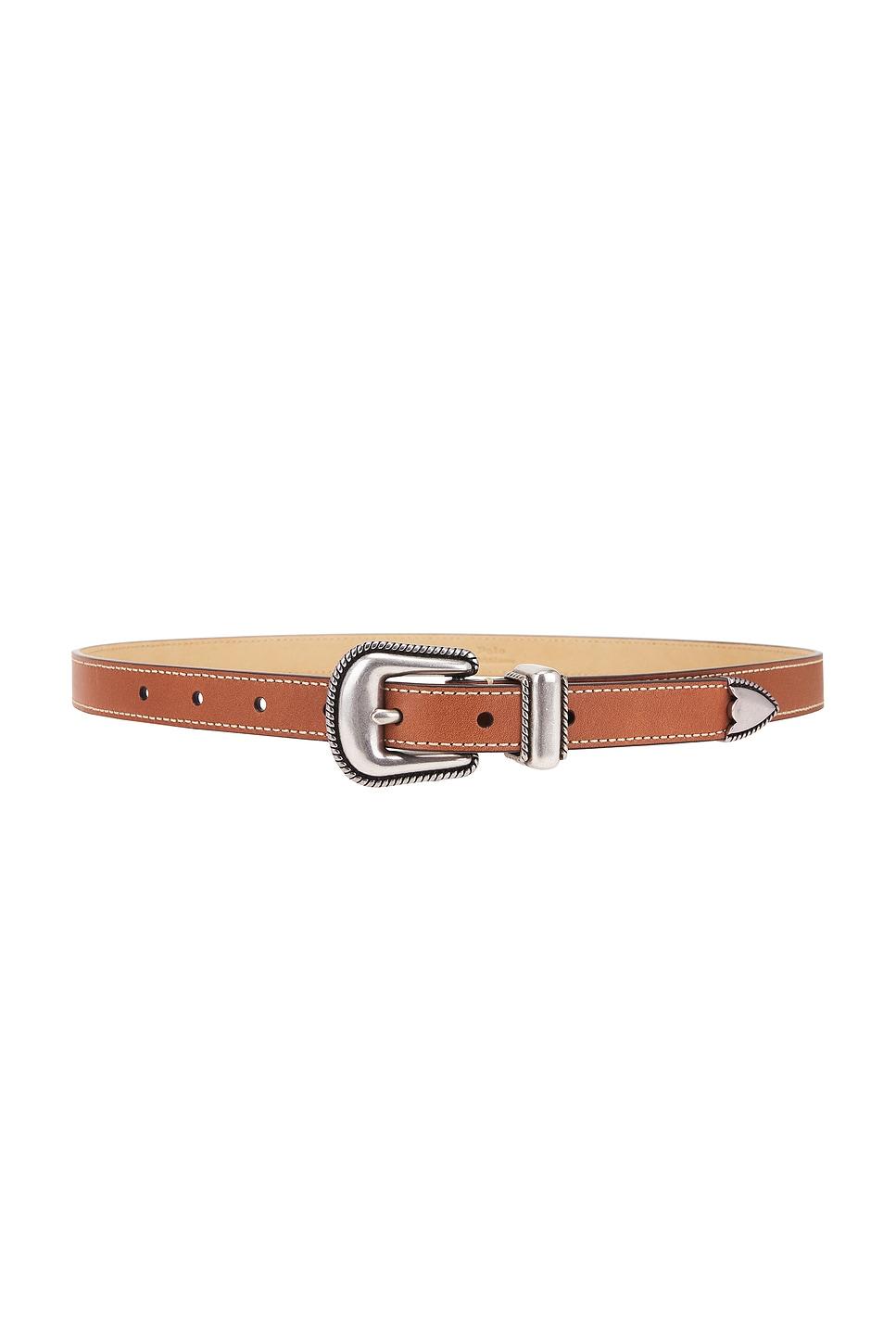 smooth vachetta belt