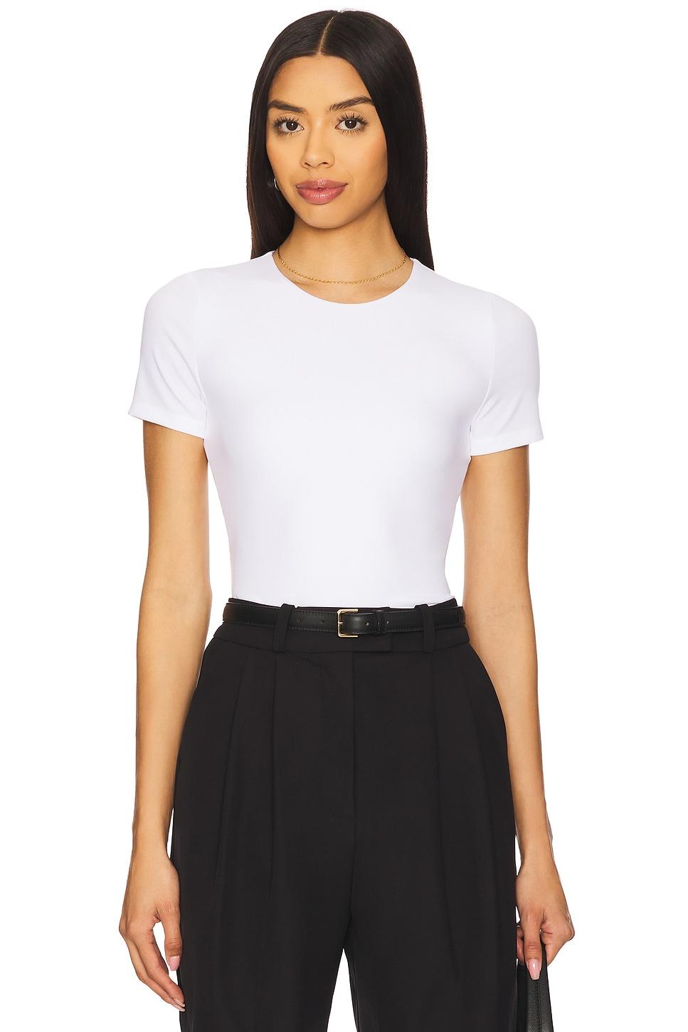 smoothing jersey crew neck tee