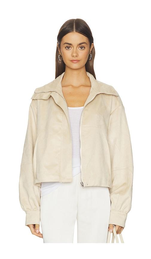 sndys bryce jacket in tan.