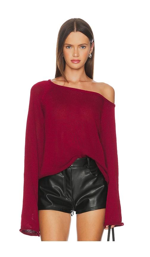 sndys cali jumper in brick.