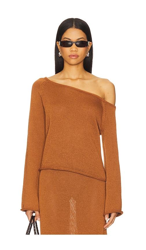 sndys cali jumper in brick.