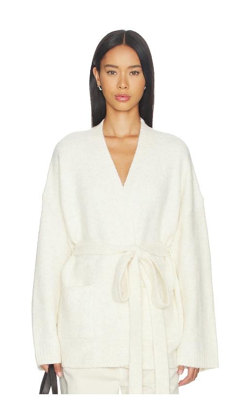 sndys dalia knit cardigan in cream.