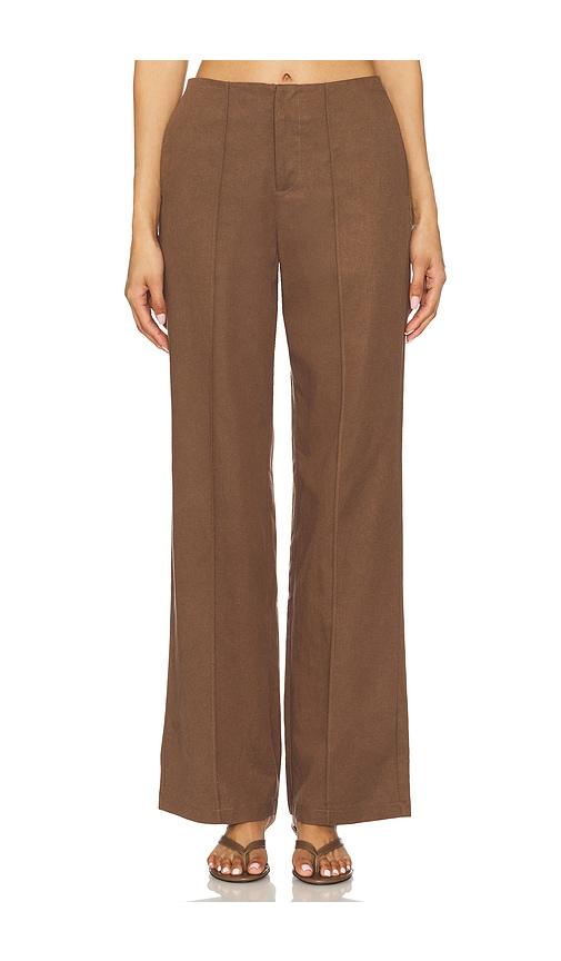 sndys emilie pants in brown.