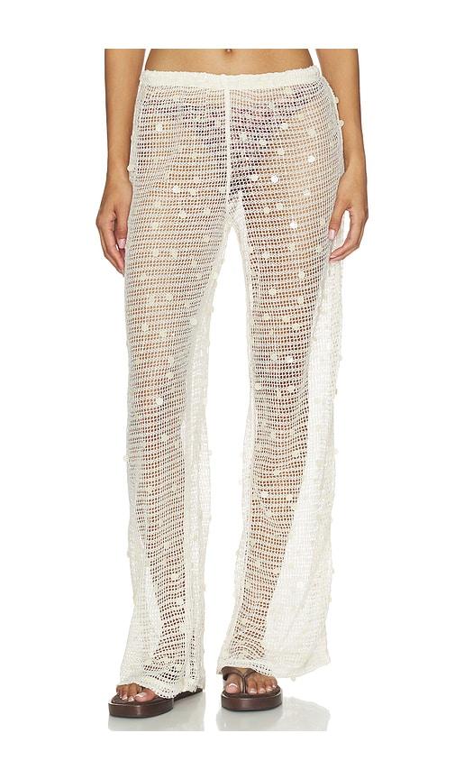 sndys kelyse pant in cream.