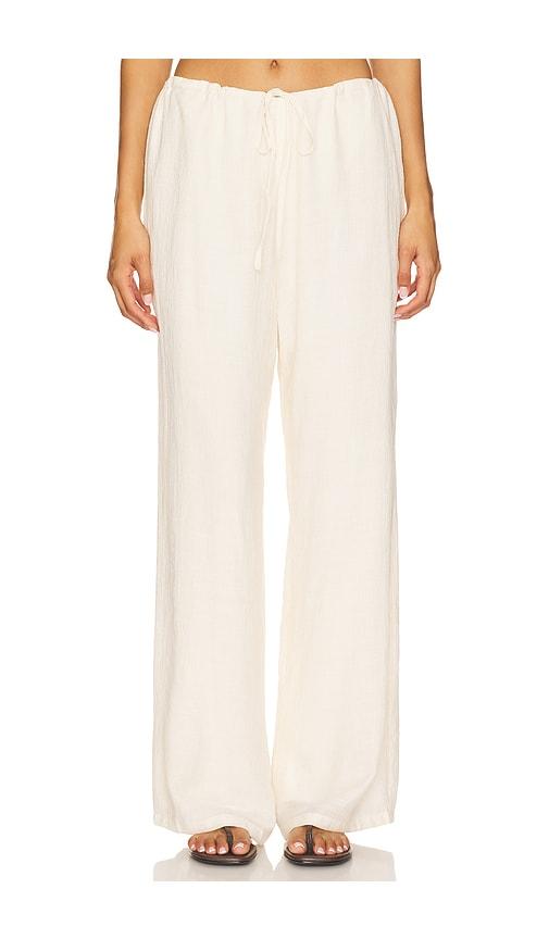 sndys lyra pant in cream.