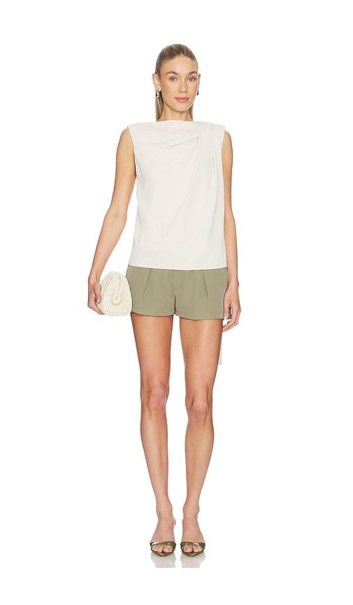 sndys riley top in cream.