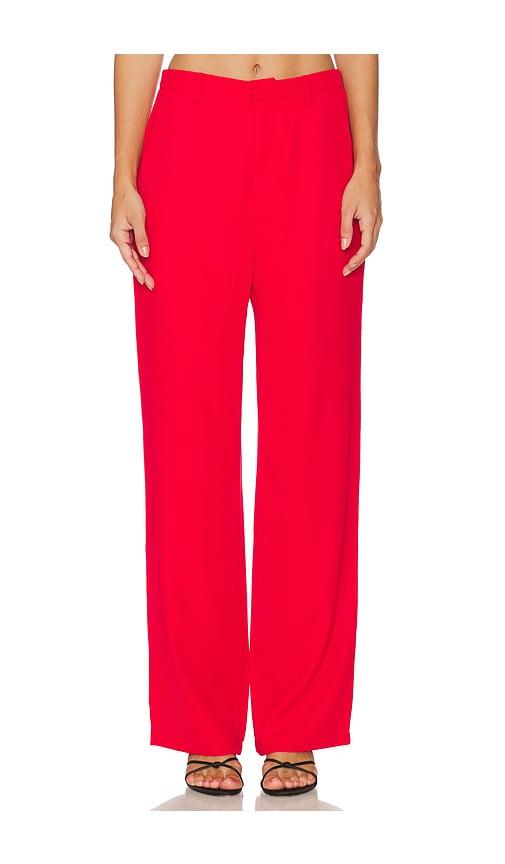 sndys roma pant in red.
