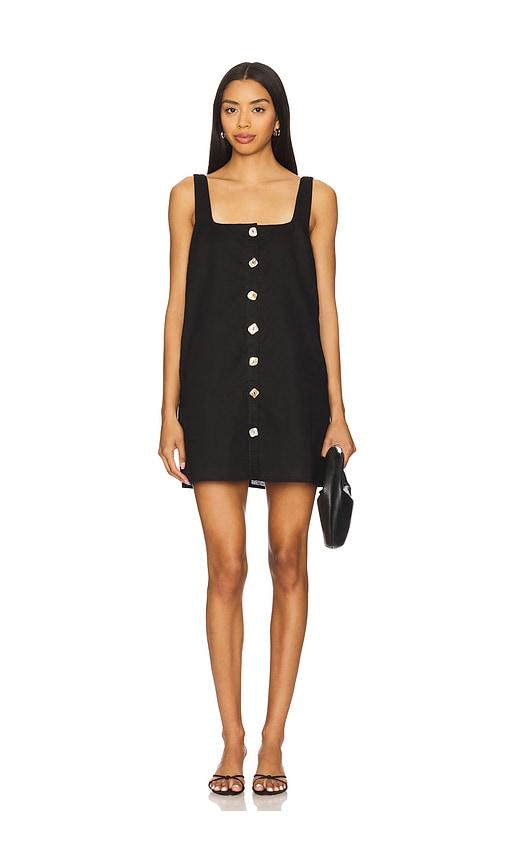 sndys shelley dress in black.