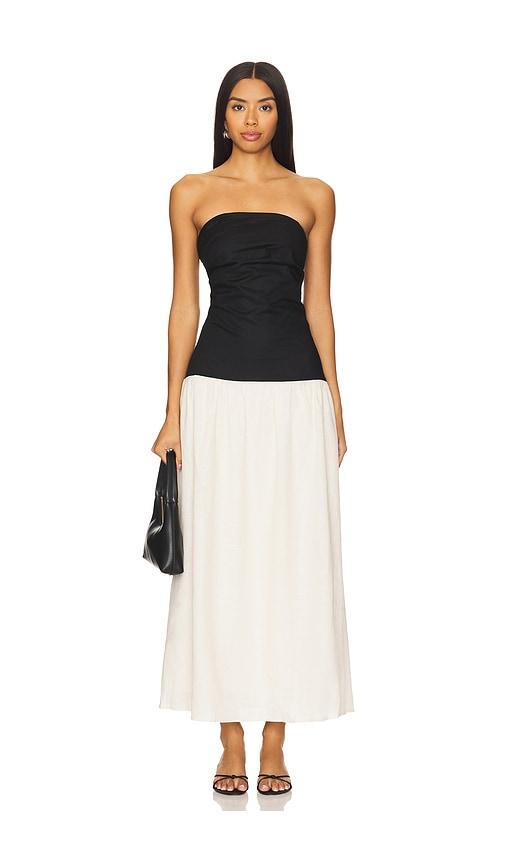 sndys stella maxi dress in cream.