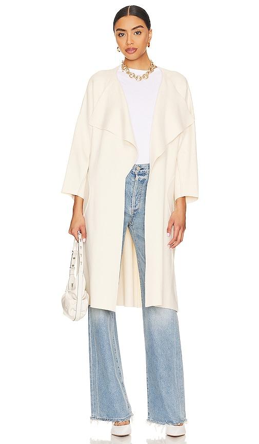 sndys tia knit cardi in beige.