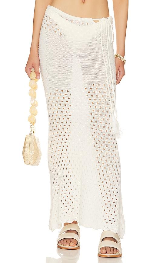 sndys whitehaven skirt in white.