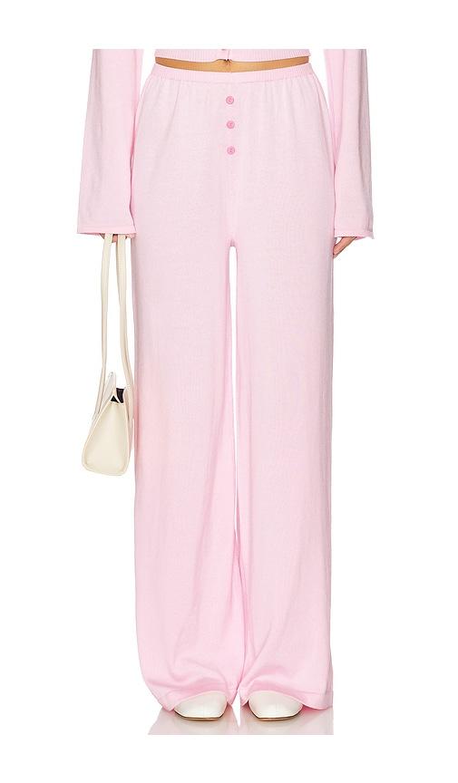 sndys x revolve august button pants in blush.