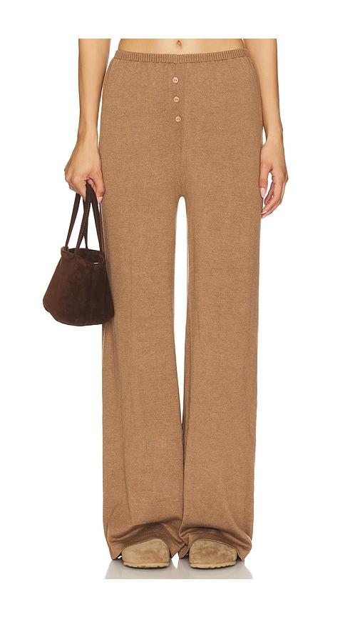 sndys x revolve august pants in brown.