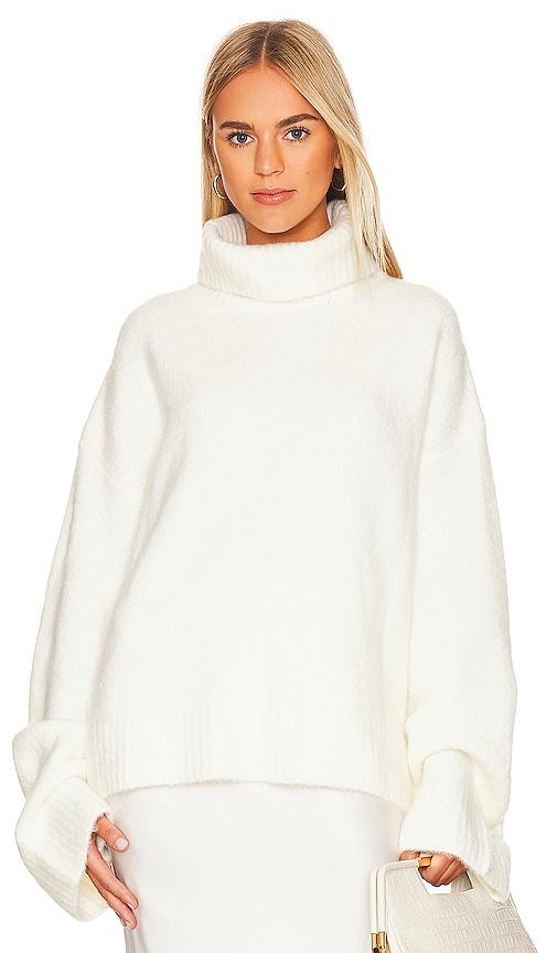sndys x revolve cecilia knit jumper in cream.