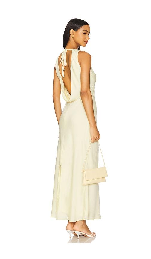 sndys x revolve liora maxi dress in yellow.