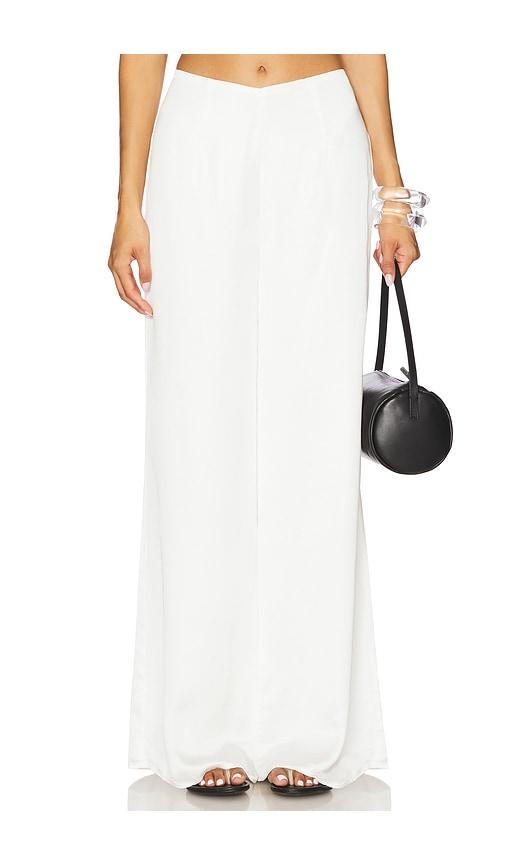 sndys x revolve shai palazzo pants in white.