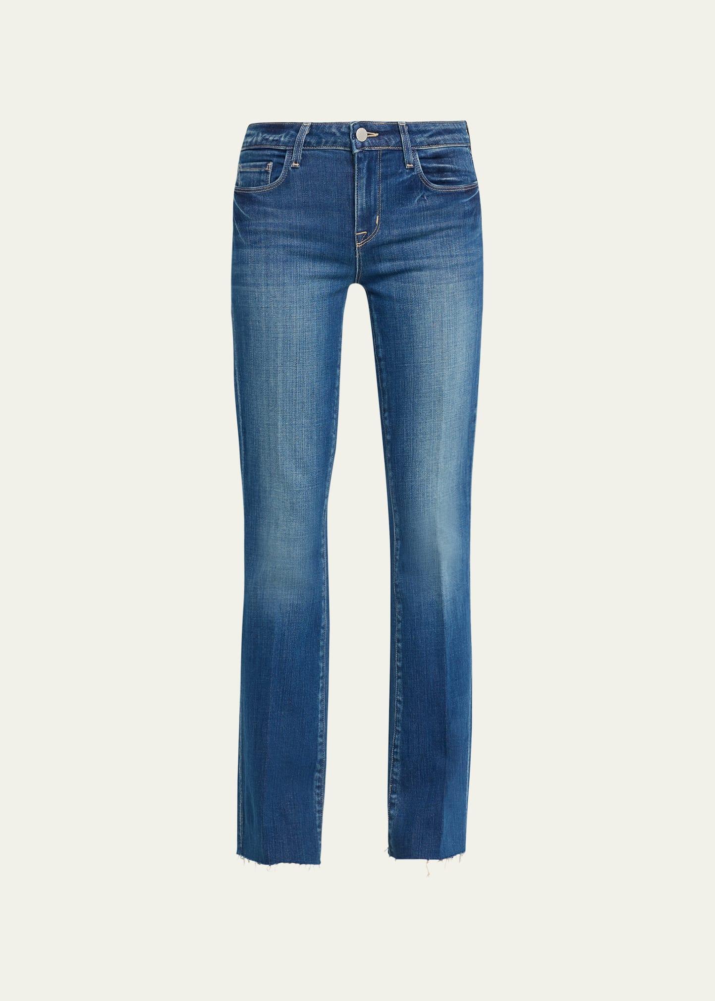 sneeki low-rise sneaker straight jeans