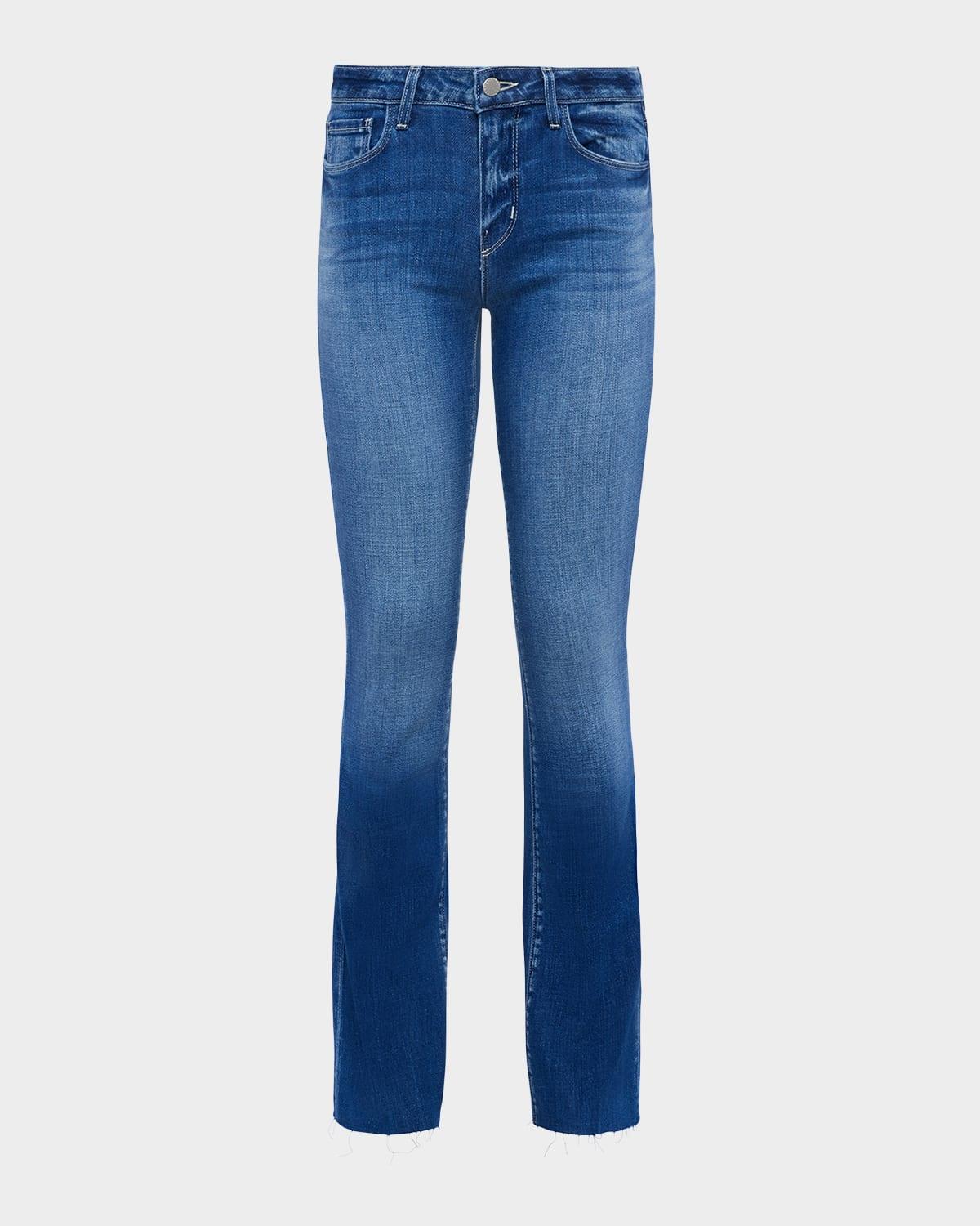 sneeki low-rise sneaker straight jeans
