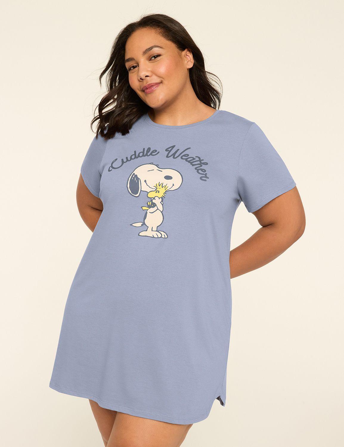 snoopy comfy cotton sleepshirt