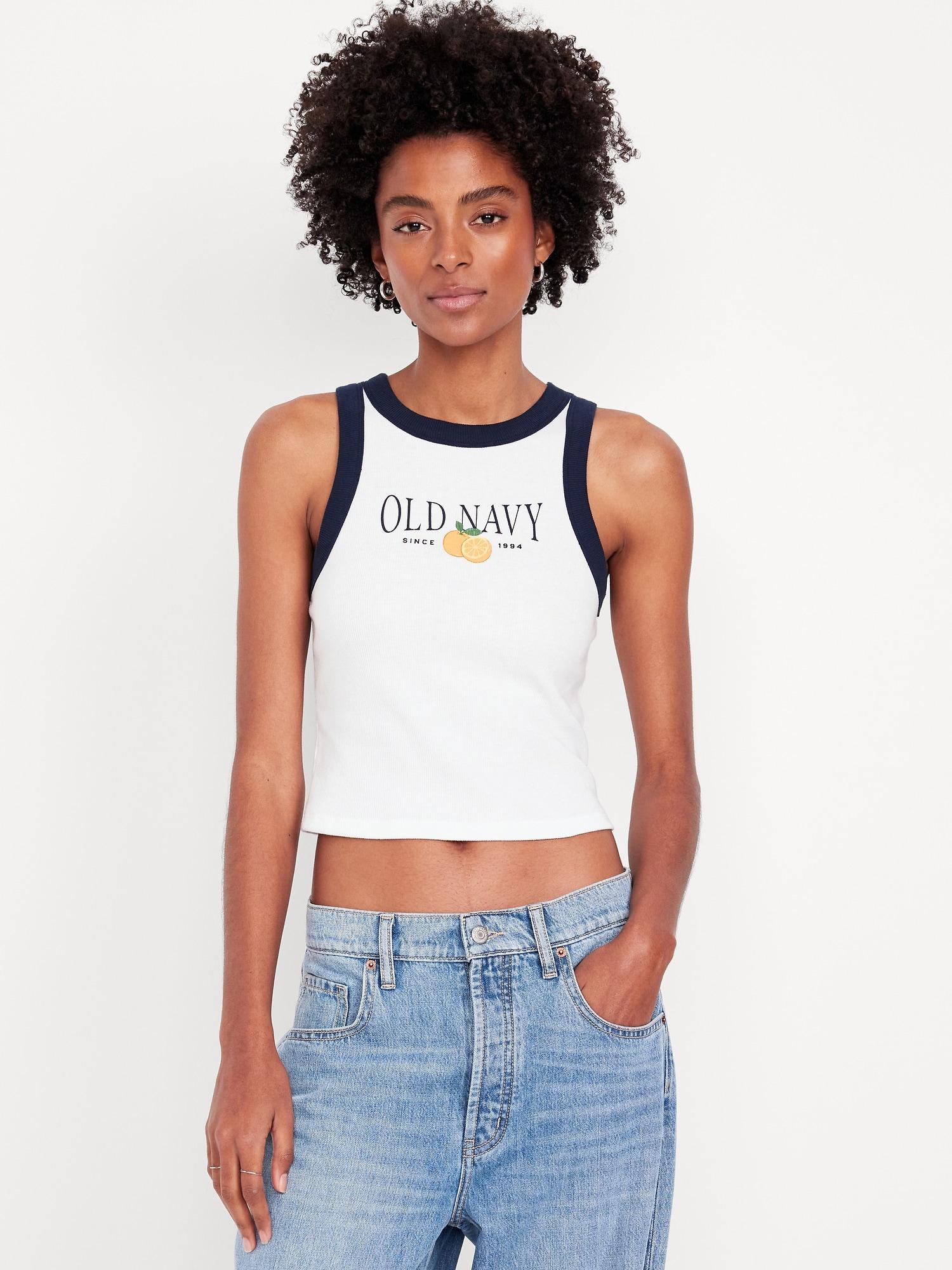 snug crop tank top
