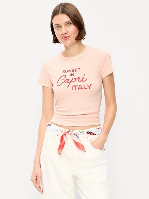 snug graphic t-shirt