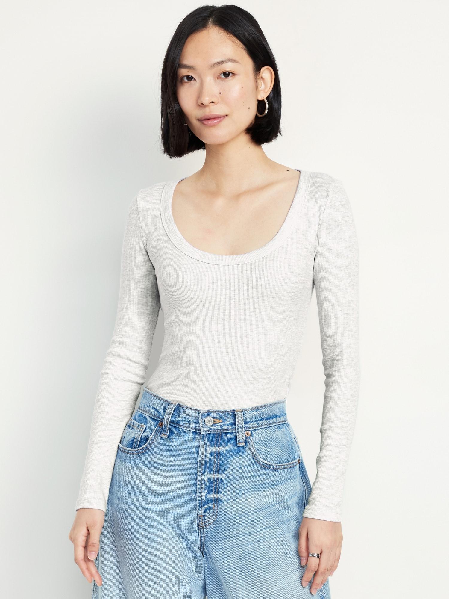 snug long-sleeve t-shirt