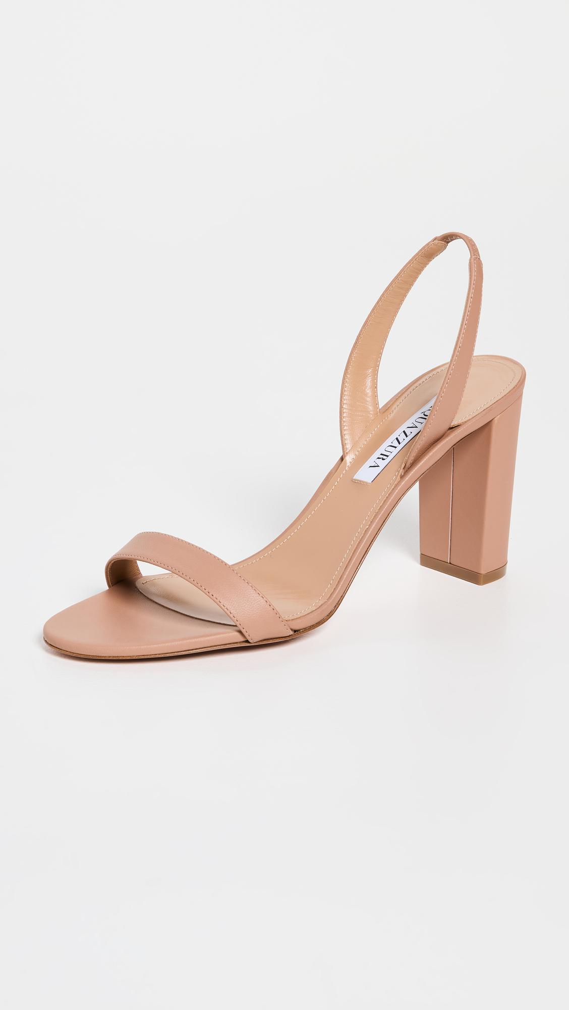 so nude block sandals 85