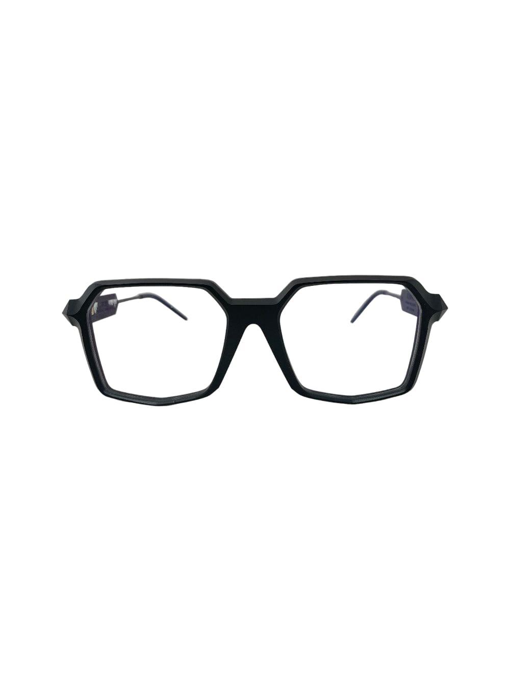 so. ya square - matte black glasses