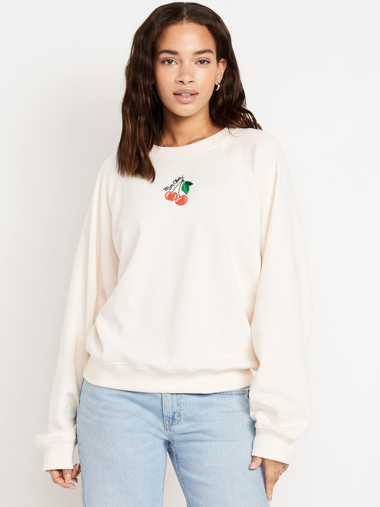 socomfy crew-neck graphic sweatshirt