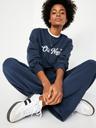 socomfy graphic drop-shoulder crew-neck sweatshirt