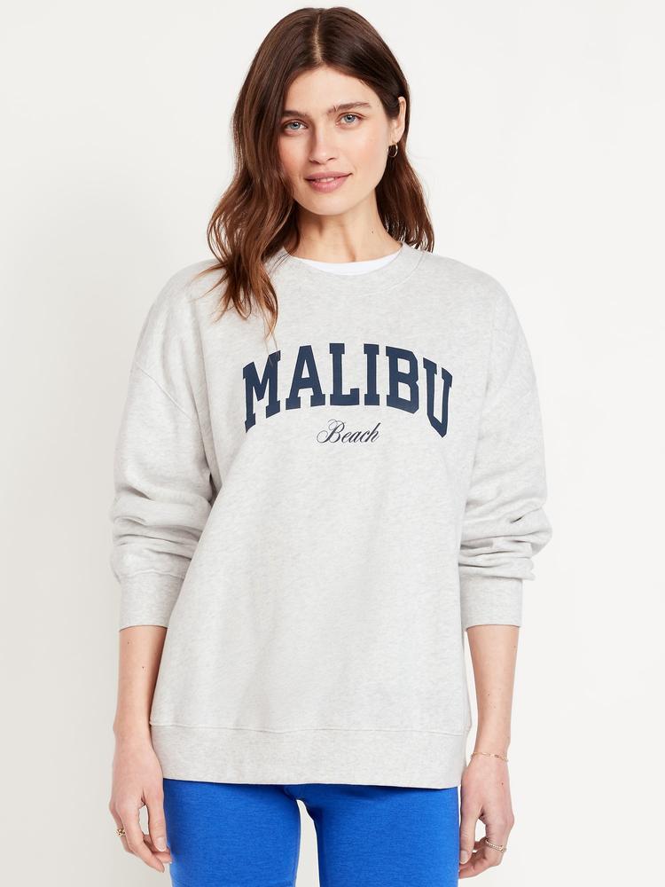 socomfy oversized graphic sweatshirt