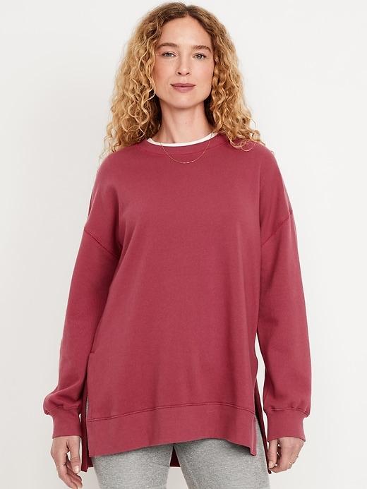 socomfy relaxed tunic sweatshirt